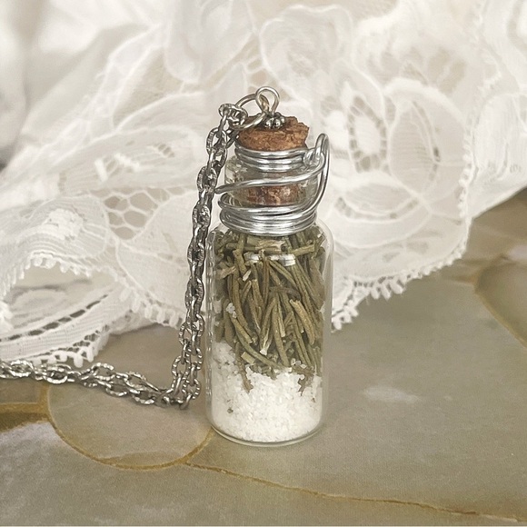 Rosemary Sand Bottle Pendant - Picture 5 of 6